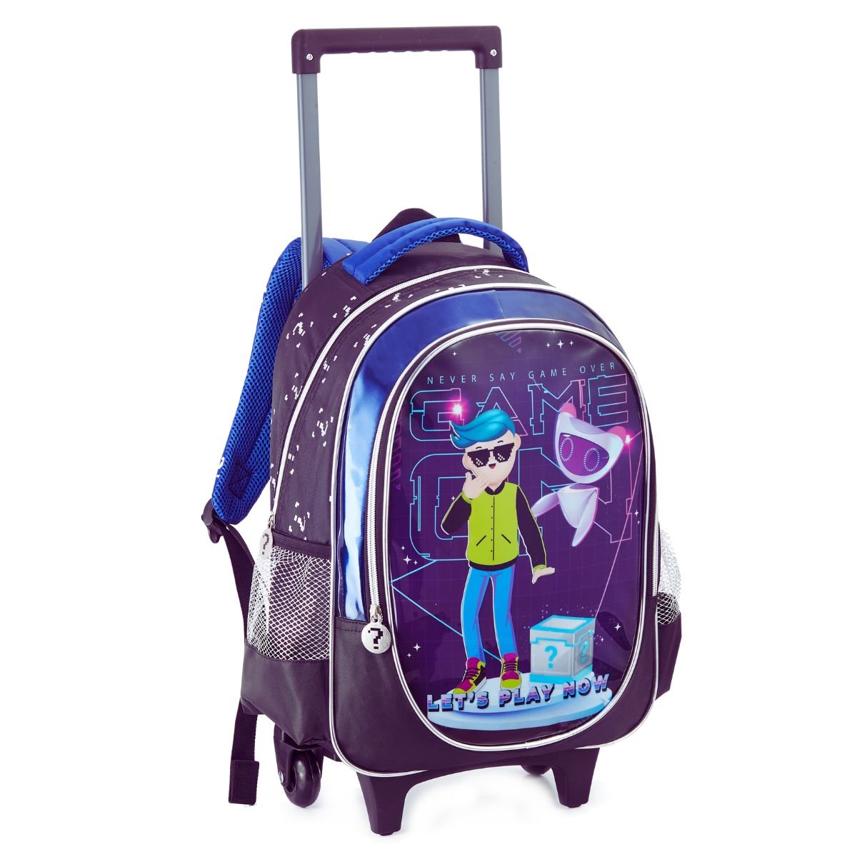 Kit Mochila Rodinha Lancheira Estojo Infantil Menino Game Play Denlex - 2