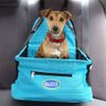 Cadeirinha de transporte para cachorro e gato Assento para Banco de Carro Car Seat Chalesco Azul - 2