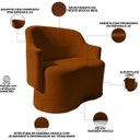 Ver imagem 7 de Namoradeira 2 Lugares Orgânica Decorativa Elegante Estofada Redonda Design Moderno Sala Estar
