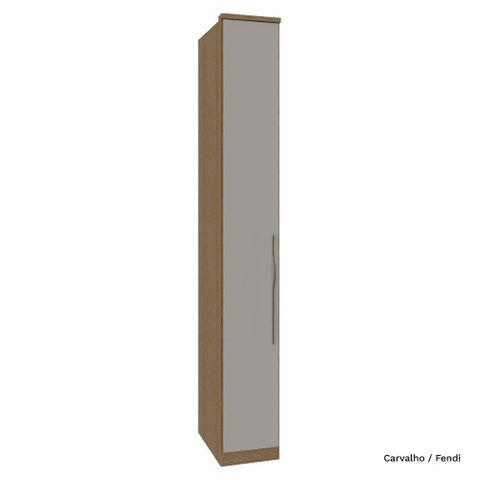 Modulado 01 Porta 245cm com Prateleira Setiba Rimo - Carvalho/fendi