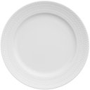 Ver imagem 1 de Prato de Sobremesa Porcelana 21cm Redondo Germer Chevron Branco com Relevo