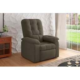 Poltrona RET/RECL ESTORIL VEL SLIM CASTOR - XFlex Sofás - 1