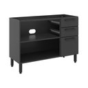 Ver imagem 4 de Balcão de Aço 3 Portas 2 Gavetas Grafite Estilo Bertolini