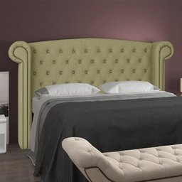 Cabeceira Queen 160 cm Valenn Linho SL 75 Peer - 7