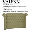 Ver imagem 3 de Cabeceira Queen 160 cm Valenn Linho SL 75 Peer