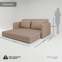 Ver imagem 3 de Sofá Cama para Sala de Estar Living 4 Lugares Maricá