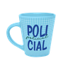 CANECA DROP AZUL - FLORK PROFISSIONAIS - POLICIAL - 2