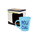 Ver imagem 1 de CANECA DROP AZUL - FLORK PROFISSIONAIS - POLICIAL