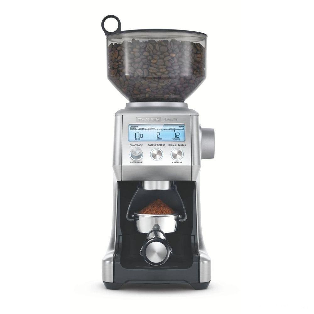 Moedor de Grãos de Café 60 Níveis By Breville Express Aço Inox - Moagem Moinho Elétrico 110v / - 8