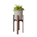 Ver imagem 1 de Vaso de Planta com Suporte em Madeira Tripé 40cm