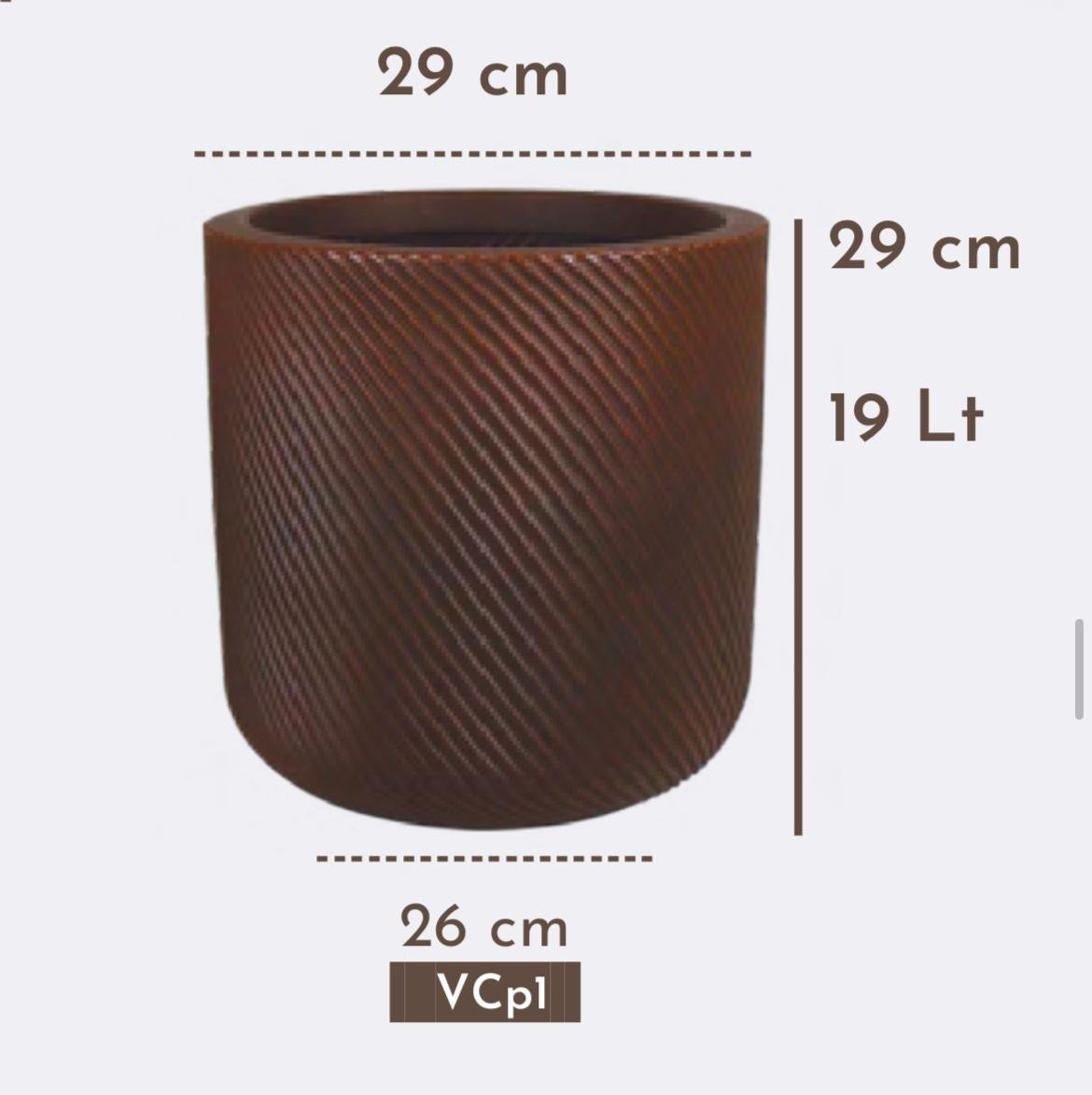 Vaso de Planta com Suporte em Madeira Tripé 40cm - 3