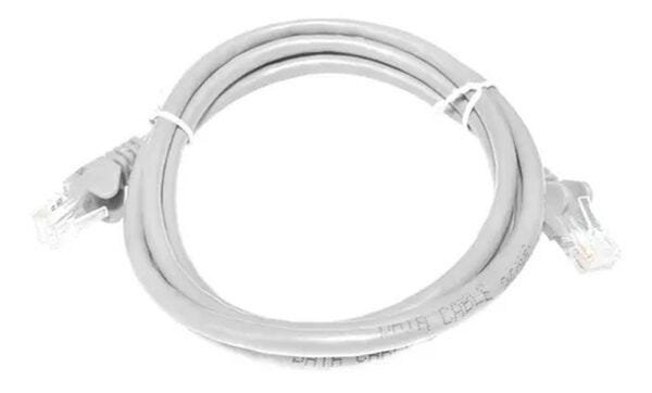 Kit 50 Cabo de Rede RJ45 CAT5E Ethernet Patch Cord 1M Branco - 2