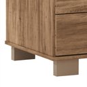 Ver imagem 7 de Guarda Roupa Casal Triplex Londres 13 Portas 7 Gavetas C/ Pes e Espelho Santos Andira