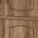 Ver imagem 6 de Guarda Roupa Casal Triplex Londres 13 Portas 7 Gavetas C/ Pes e Espelho Santos Andira