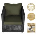 Ver imagem 3 de Mesa e 2 Poltronas Madri Corda Náutica Estofado 13 Trama Preto