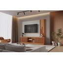Ver imagem 2 de Home Valencia Ripado C/led Cascata 2 Portas Tv 75":naturale/offwhite