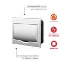 Ver imagem 2 de Quadro de Distribuição Modelo Embutir para 6/8 Disjuntores Tam. 22,6x19,2cm Branco Durín