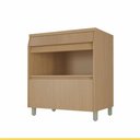 Ver imagem 2 de Balcão 1 Porta 1 Gaveta Nesher Simone Mendes 80cm 100 Mdf