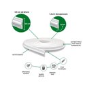 Ver imagem 2 de Boiserie Rodameio de EVA Autocolante RM61 3,8cm Branco 10 metros