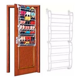 Organizador Sapatos Sapateira para Pendurar Atrás Das Portas:preto - 7