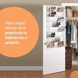 Organizador Sapatos Sapateira para Pendurar Atrás Das Portas:preto - 6