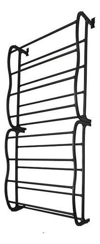 Organizador Sapatos Sapateira para Pendurar Atrás Das Portas:preto