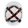 Capacete Branco C/ Carneira Ajuste Fácil H-700 CA 29638/29637 3M - 3