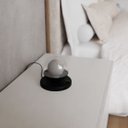Ver imagem 2 de Abajur Luminária de Mesa Dama Interruptor e Globo e Lâmpada Branco Quente Decoração Casa Sala Quarto