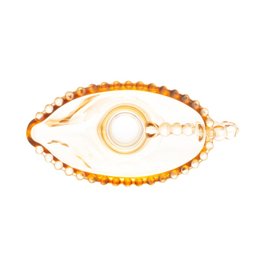 Molheira Cristal de Chumbo Pearl Ambar 140ml - 3
