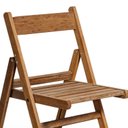 Ver imagem 3 de Cadeira Bistrô Dobrável em Madeira Nobre Maciça