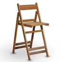 Ver imagem 4 de Cadeira Bistrô Dobrável em Madeira Nobre Maciça