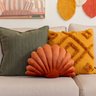 Almofada Concha Ocre M - 7