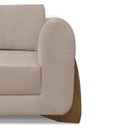 Ver mais imagens de Kit 2 Poltronas Jolie 1 Lugar Pes Boomerang Linho Areia Ezz