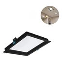 Ver imagem 2 de Kit 40 Painel de Embutir Led 18w Quadrado 3000k 4000k 6500k - Preto - Bco Neutro 4000k - 110v/220v