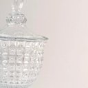 Ver imagem 5 de Pote Potiche Transparente Chevalier Cristal 24x11cm Com Pé