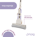 Ver imagem 4 de Mop Simplo Slim Esponja com Sistema de Alavanca