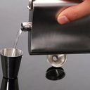 Ver imagem 4 de Cantil Porta Bebida Inox Whisky Uisque Vodka 2 Copos 200ml Western Whisky Whiskey Uisque Usqui Porta