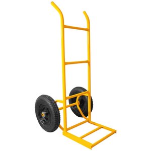Carrinho para Transporte de Carga Pesada até 210kg Vonder Carrinho para Armazém Amarelo
