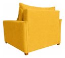 Ver imagem 6 de Poltrona-Cama Monica Retratil Macia Quarto Visita Sala Suede:Amarelo/Suede