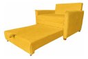 Ver imagem 4 de Poltrona-Cama Monica Retratil Macia Quarto Visita Sala Suede:Amarelo/Suede