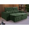 Sofá Retratil Reclinável Pillow 1,90 Veludo Verde - 1