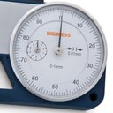 Ver imagem 2 de Medidor de Espessura de Bolso - Cap. 0-10/0,1mm - Ponta Aço 25mm- Ref. 130.120