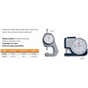 Ver imagem 4 de Medidor de Espessura de Bolso - Cap. 0-10/0,1mm - Ponta Aço 25mm- Ref. 130.120