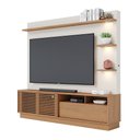 Ver imagem 1 de Estante de Tv 70 Polegadas 200cm com Led Lidia Freijó/off White Matte C04 - D’Rossi