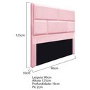 Ver imagem 5 de Cabeceira Solteiro Brick P02 90 cm Para Cama BoxRosa Bebê