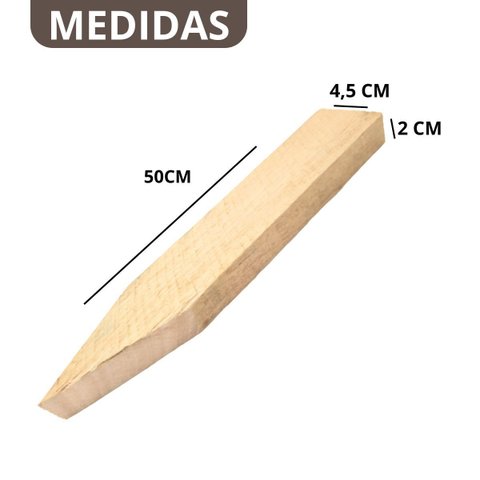 Estacas para Construção Civil Multiuso 50 Peças 50 Cm