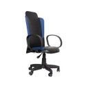 Ver imagem 1 de Cadeira Gamer Thunder Black And Blue com Estofado do Couro Sintético