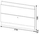 Ver imagem 2 de Painel Classic Imcal 2.2 Nature Off White 73780