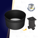 Ver imagem 2 de Prolongador para Caixa Passagem e Pluvial Nova 22,6 X 18,5 Cm Cor Preto Durín