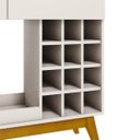 Ver imagem 5 de Aparador Bar com Adega 12 Nichos 2 Gavetas Classic Retrô Imcal